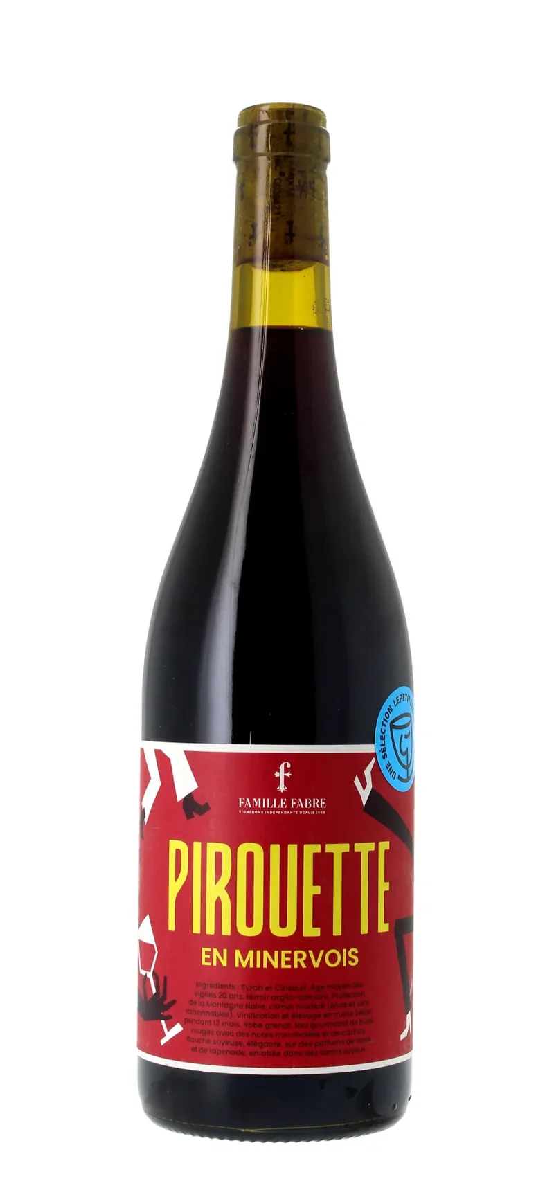 Famille Fabre - Pirouette en Minervois - AOP Minervois - Rouge - 2024