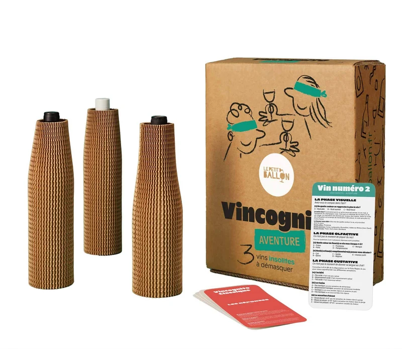 Vincognito aventure - Coffret dégustation à l'aveugle