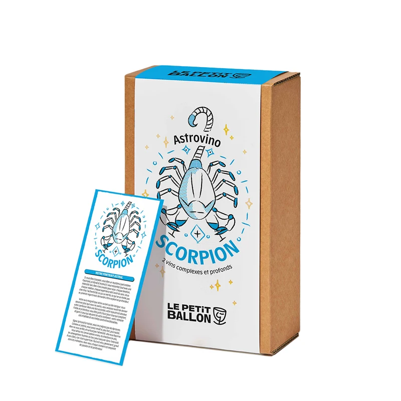 Coffret Astro - Signe Scorpion - 2 bouteilles