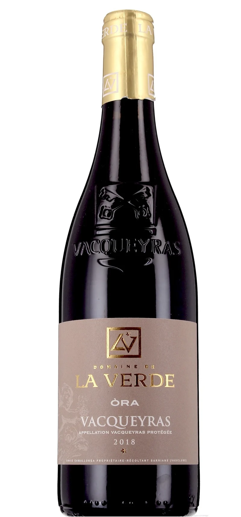 Domaine de la Verde - AOP Vacqueyras - Rouge - 2018
