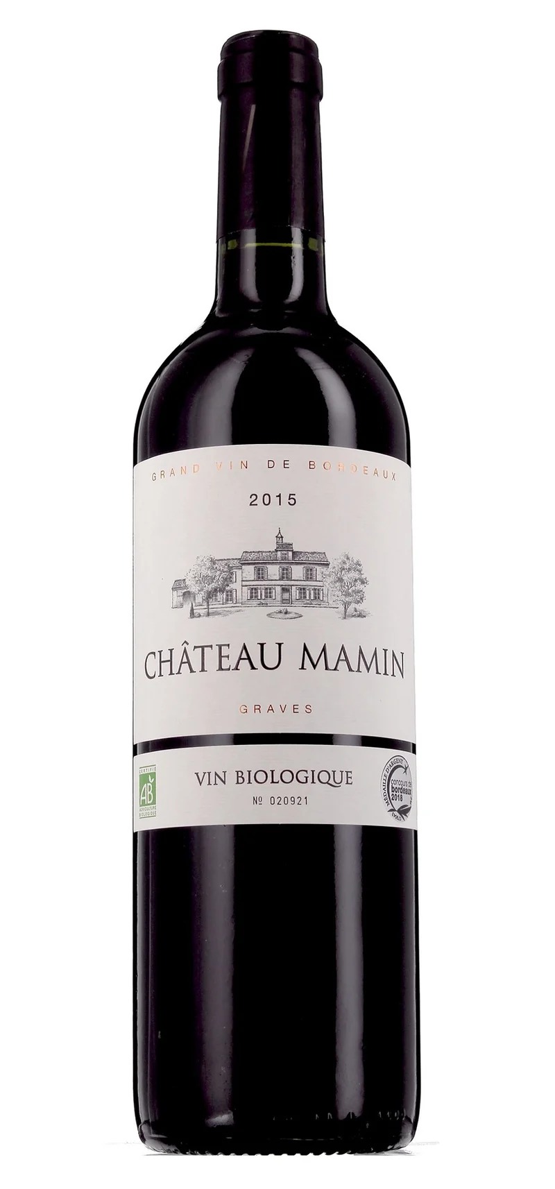 Château Mamin - AOP Graves - Rouge - 2015