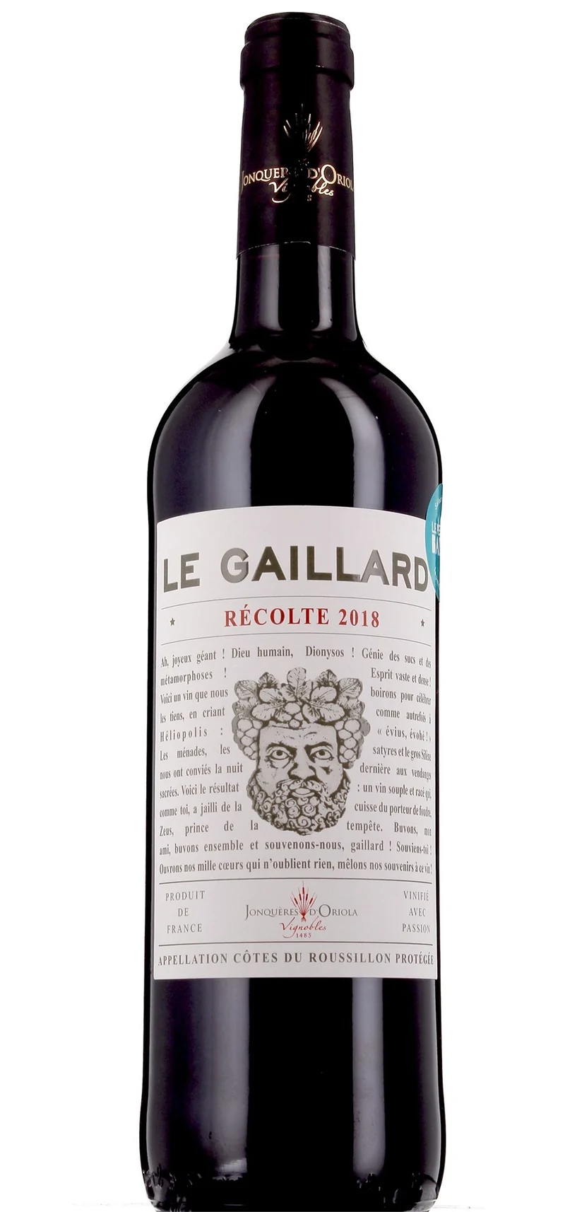 Domaine Jonquères d'Oriola - AOP Côtes-du-Roussillon - Rouge - 2018