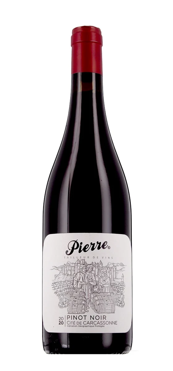 Pierre Tailleur de Vin - Pinot Noir - IGP Cité de Carcassonne - Rouge - 2020