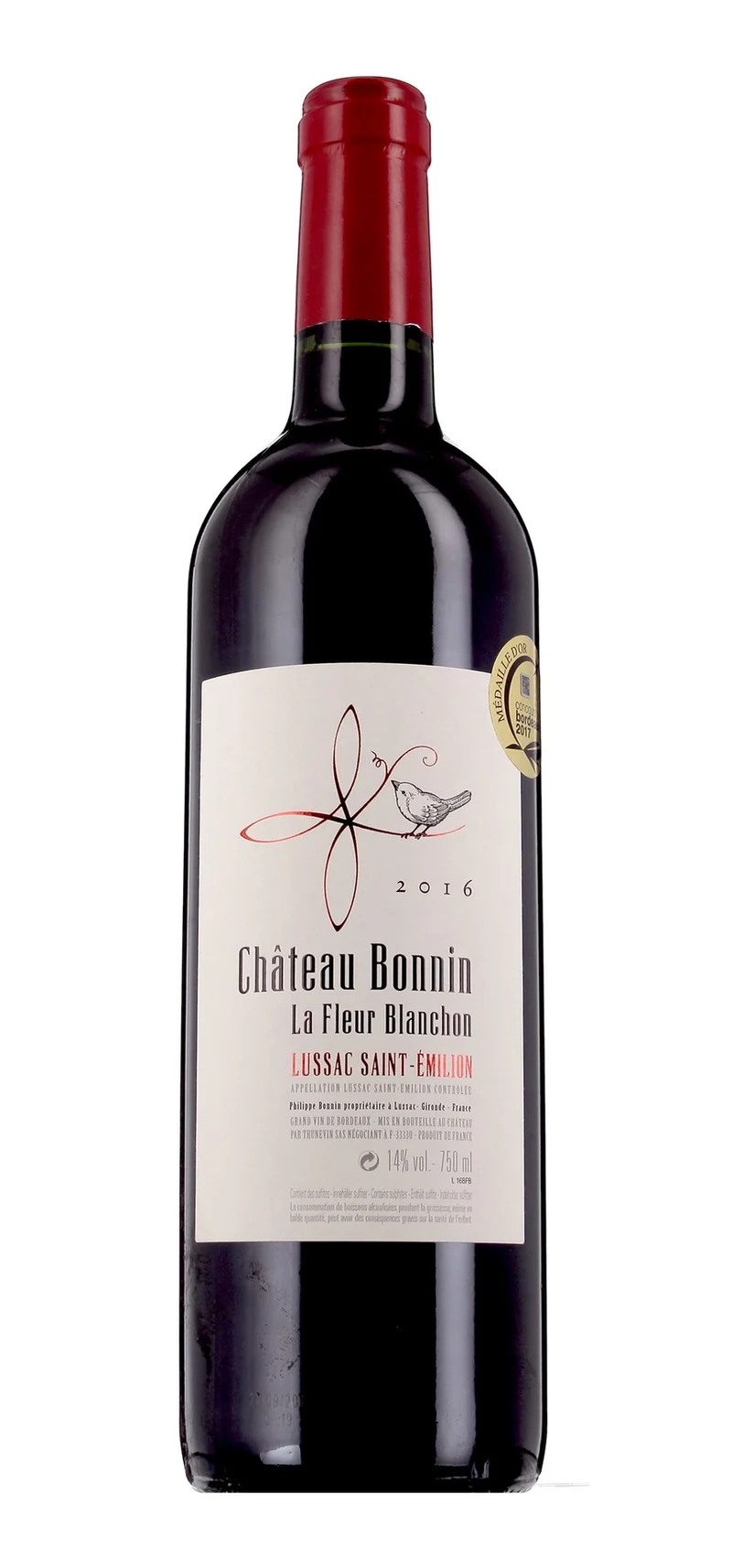 Château Bonnin - AOP Lussac-Saint-Émilion - Rouge - 2016