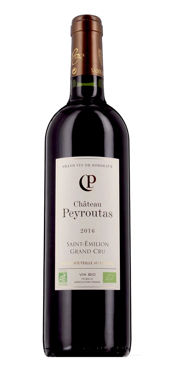 Château Peyroutas - AOP Saint-Émilion Grand Cru - Rouge - 2016