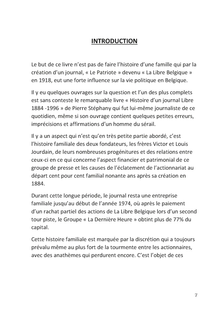 Fracture familiale autour d'un journal