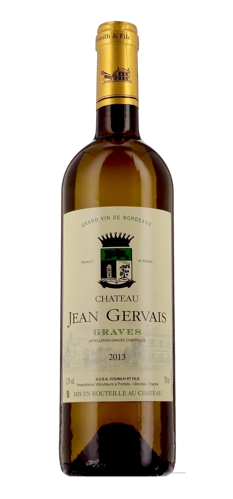 Château Jean Gervais - AOP Graves - Blanc - 2013