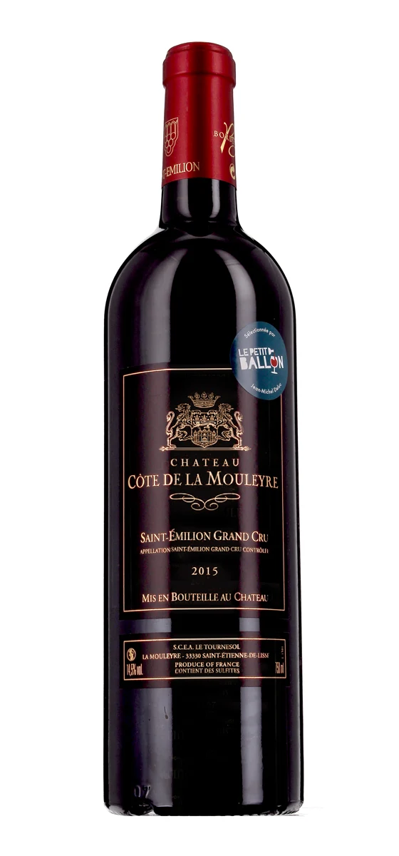 Château Côte de la Mouleyre - AOP Saint-Émilion Grand Cru - Rouge - 2015