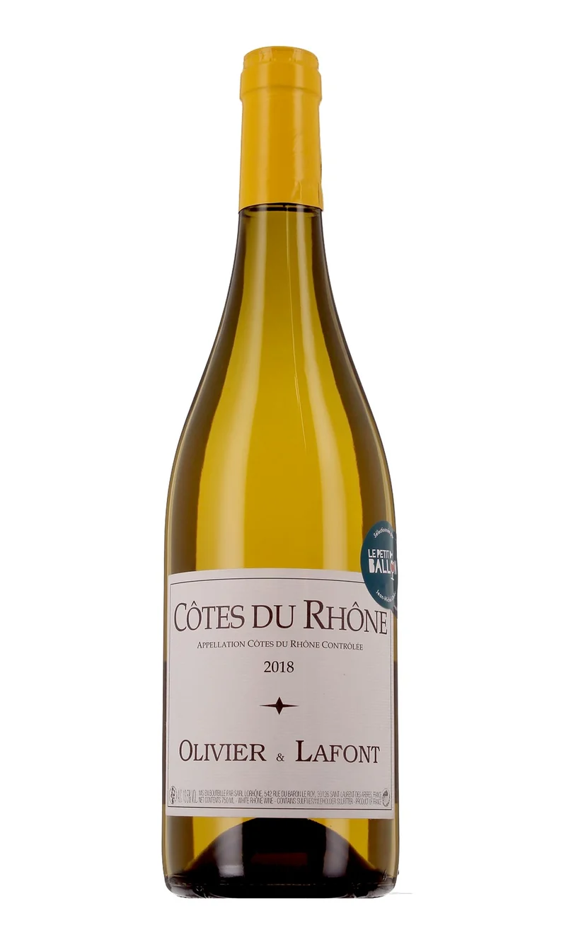 Olivier & Lafont - AOP Côtes-du-Rhône - Blanc - 2018