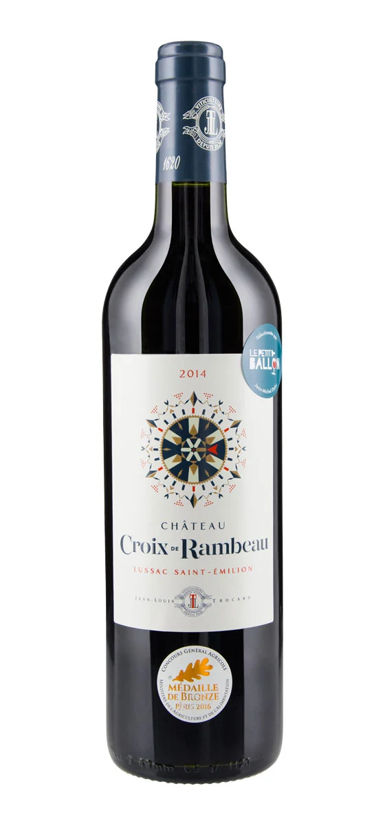 Château Croix de Rambeau - AOP Lussac-Saint-Émilion - Rouge - 2014
