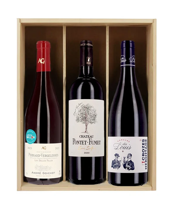 Les chouchous du Petit Ballon - 3 bouteilles & coffret bois
