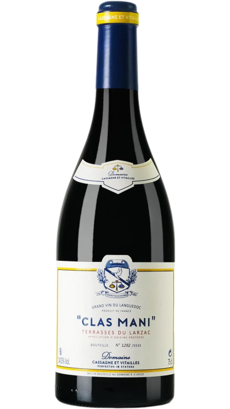 Terrasses du Larzac Clas Mani - 2017 - Domaine Cassagne et Vitailles