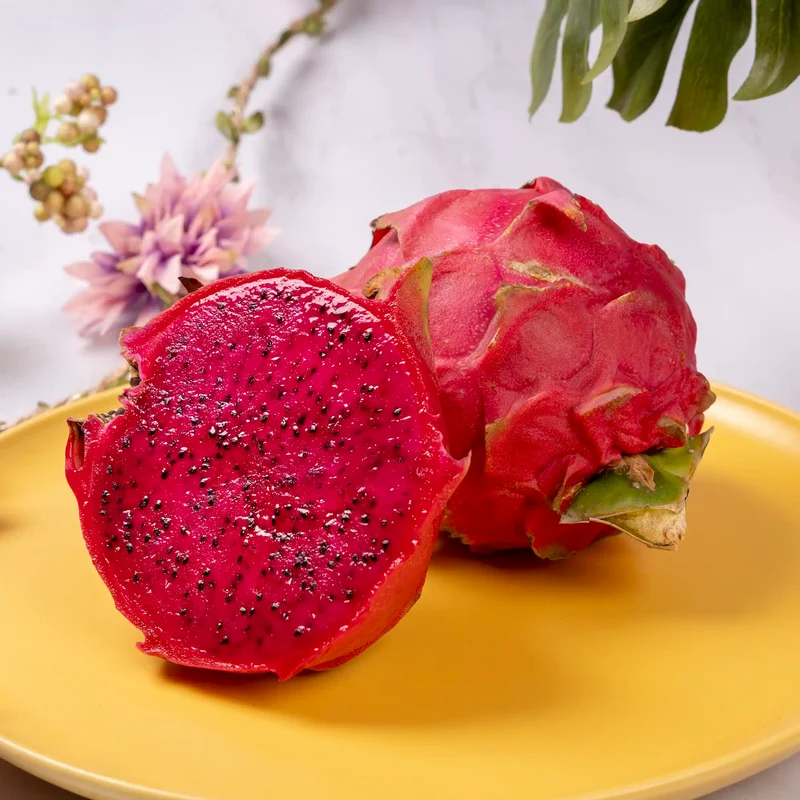 Fruit du Dragon "Rouge" à Chair Rouge d'Espagne