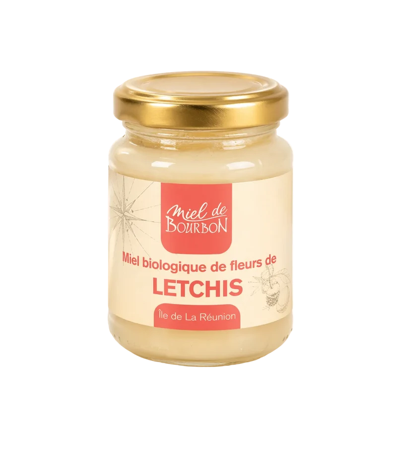 Miel Biologique de fleurs de Letchis de la Réunion