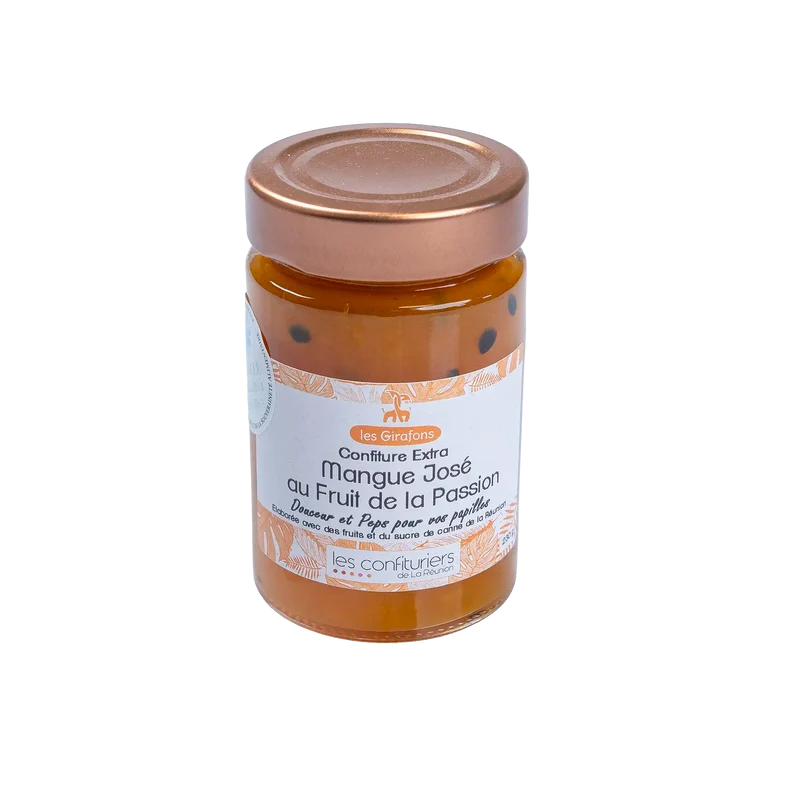 Confiture extra Mangue José au Fruit de la Passion