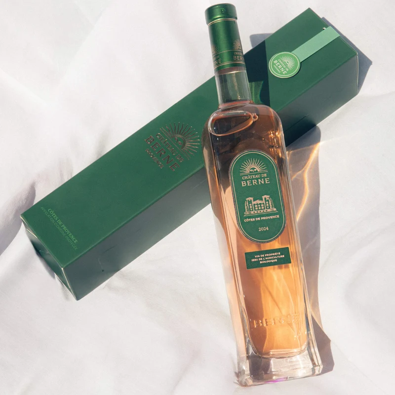 AOP Côtes de Provence - Coffret Château de Berne Rosé 1 bouteille