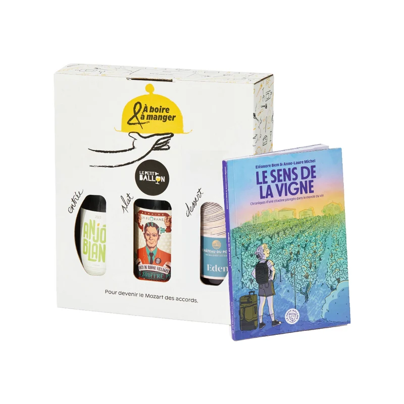 Le Sens de la Vigne - Coffret livre & Vins