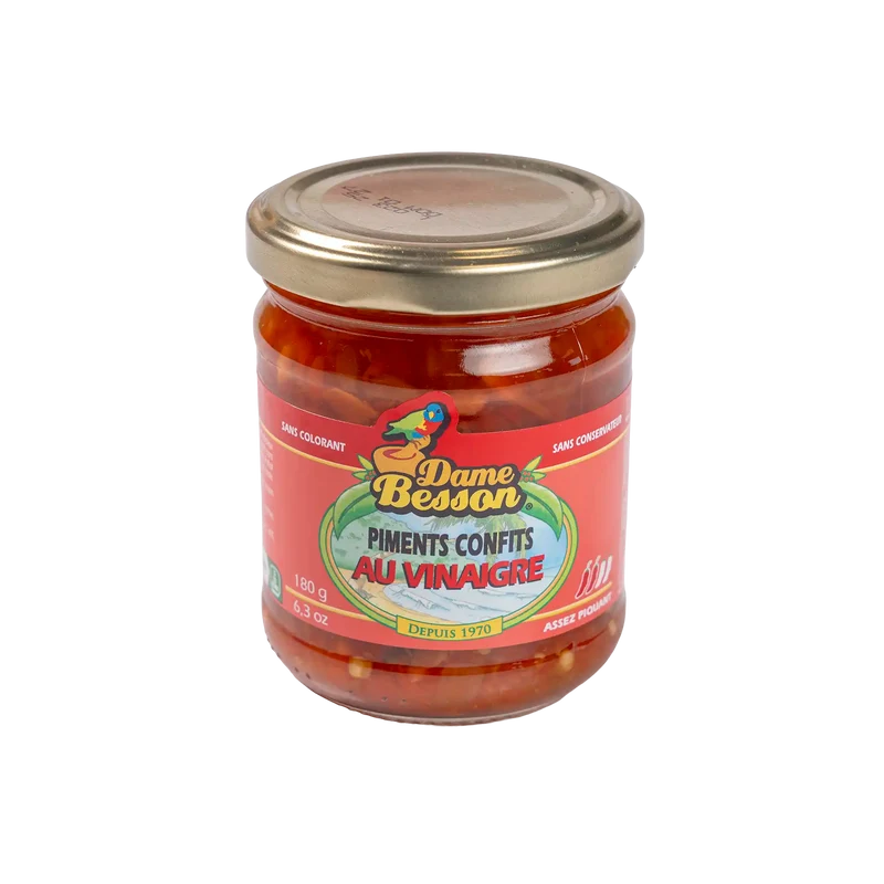 Piments Confits au Vinaigre (180g)
