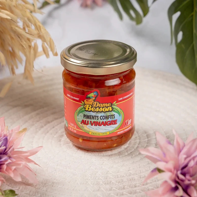 Piments Confits au Vinaigre (180g)