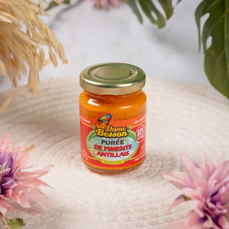 Purée de Piments antillais (90g)