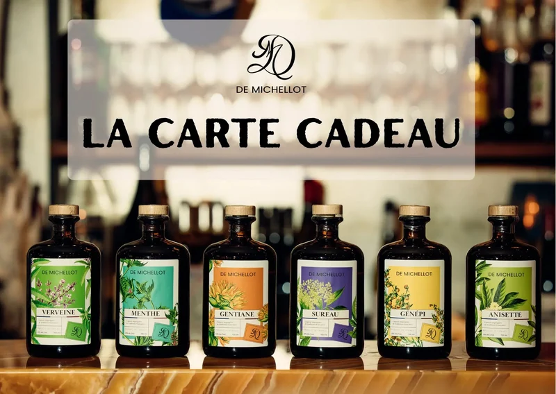 Carte cadeau liqueurs traditionnelles françaises De Michellot 🎁
