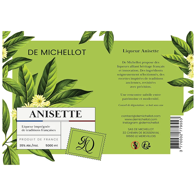 Anisette 35 % — BIB 5 L
