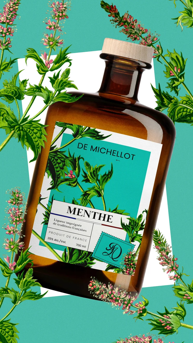 Liqueur de Menthe 25 % — 70 cl