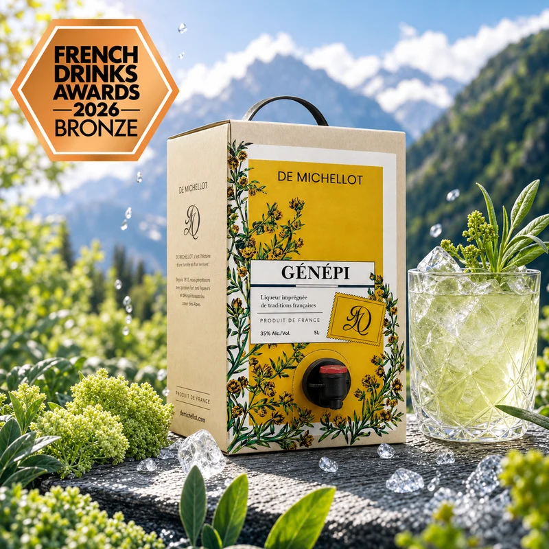 Liqueur de Génépi 35 % — BIB 5 L