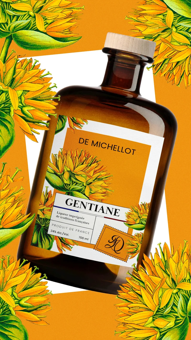 Liqueur de Gentiane 24 % — 70 cl