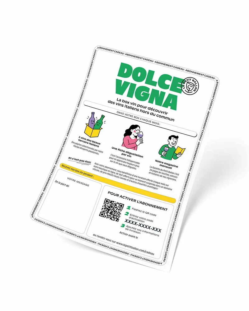 Abonnement Cadeau Dolce Vigna
