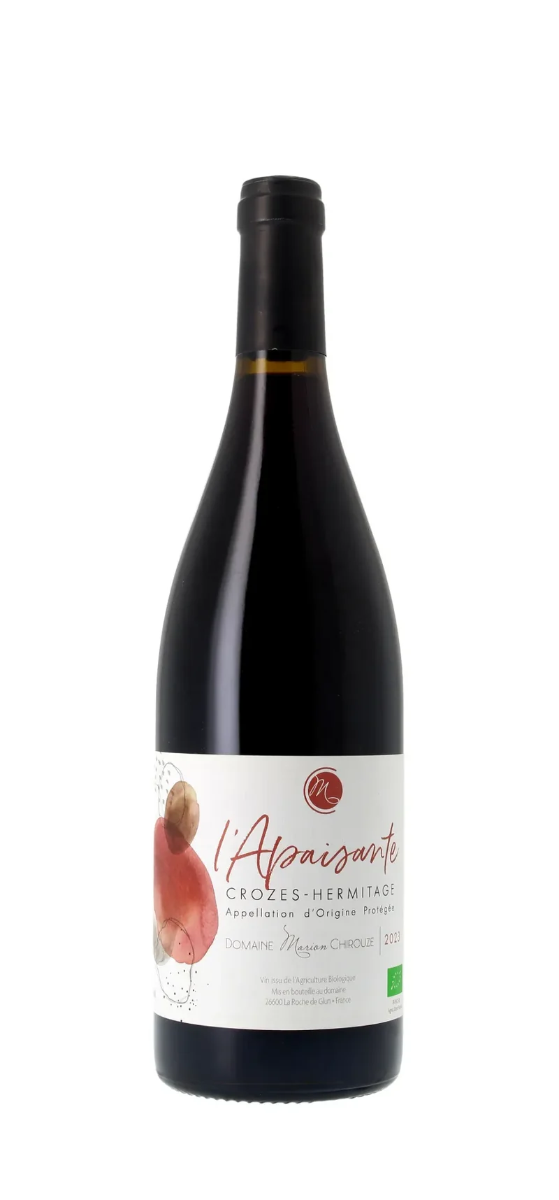 Domaine Marion Chirouze - L'Apaisante - AOP Crozes-Hermitage - Rouge - 2023