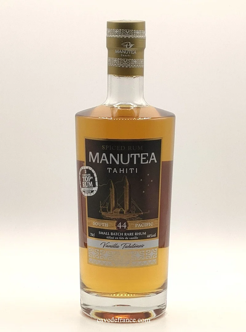 Manutea Spiced Rum - Vanilla Tahitensis 44
