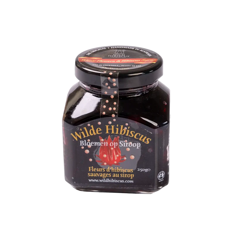 Hibiscus sauvages en sirop (12 fleurs)