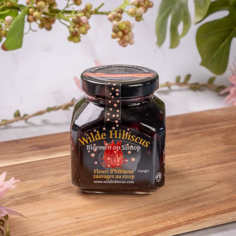Hibiscus sauvages en sirop (12 fleurs)