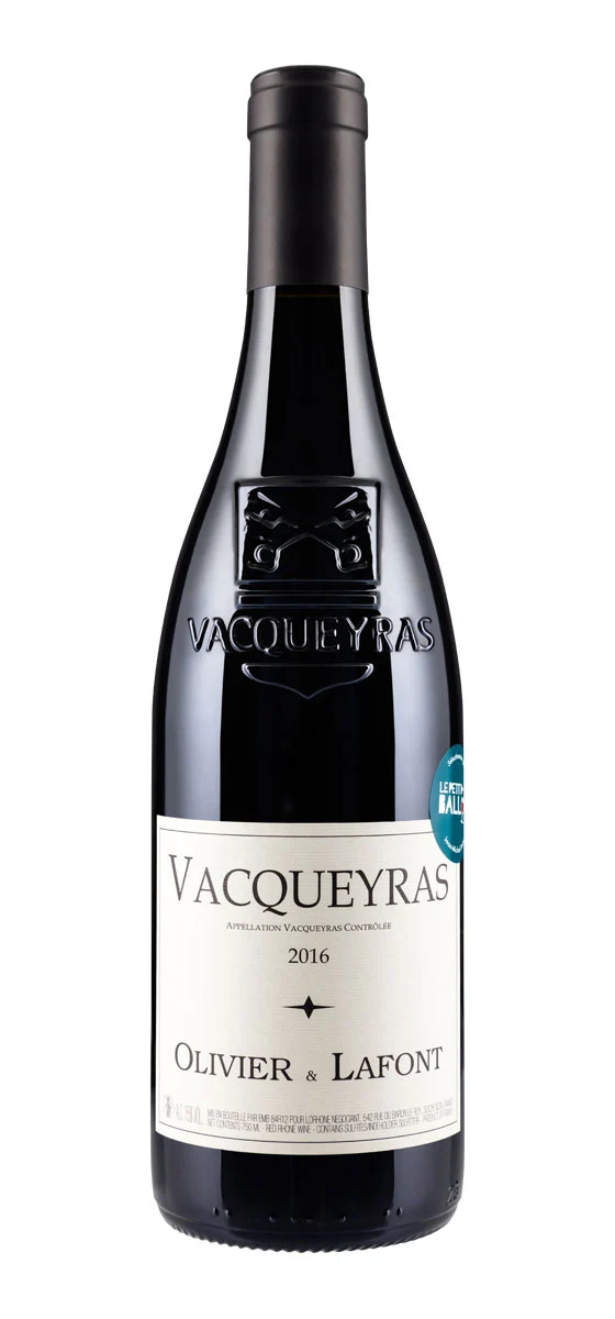 Olivier & Lafont - AOP Vacqueyras - Rouge - 2016