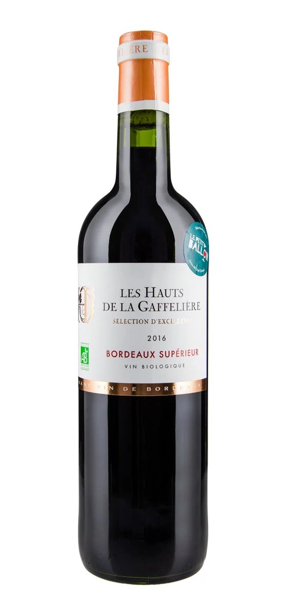 Les Hauts de la Gaffelière - AOP Bordeaux Supérieur - Rouge - 2016