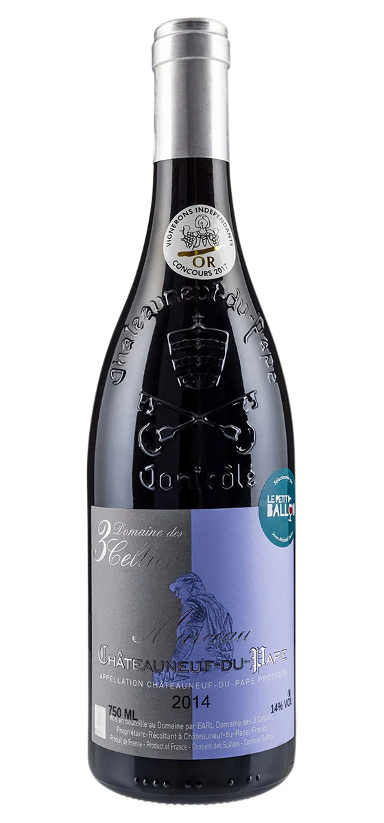 Domaine des 3 Cellier - AOP Châteauneuf-du-Pape - Rouge - 2014