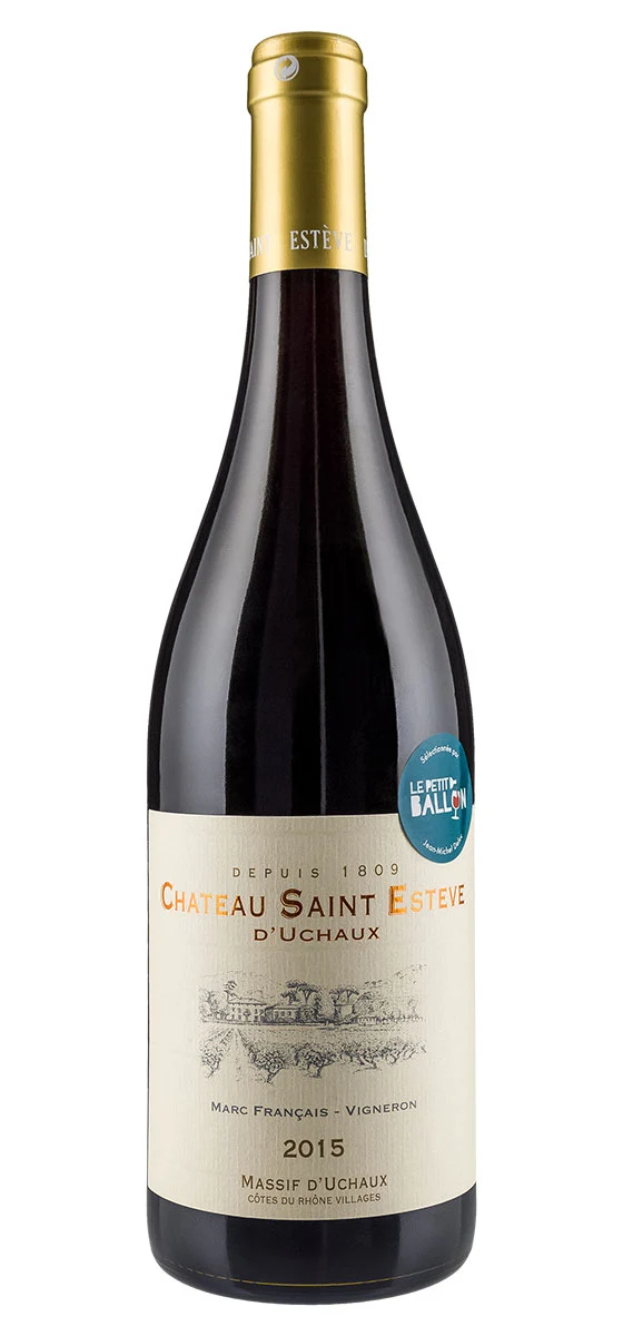 Château Saint Estève d'Uchaux - AOP Côtes-du-Rhône-Villages Massif d'Uchaux - Rouge - 2015