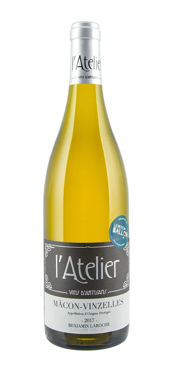 L'Atelier - AOP Mâcon Vinzelles - Blanc - 2017
