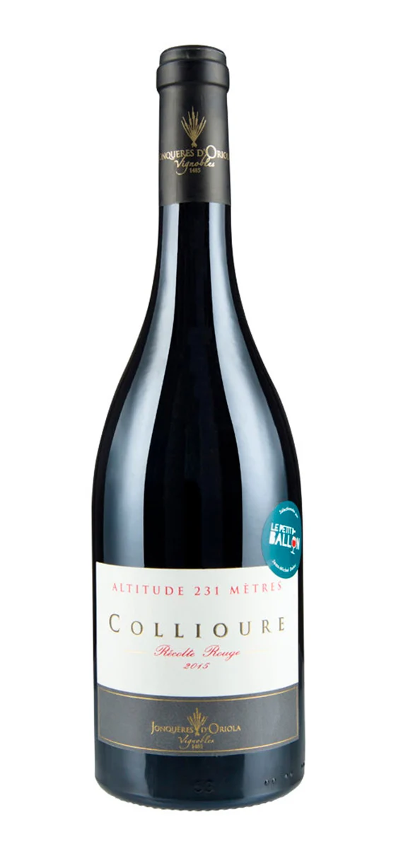 Domaine Jonquères d'Oriola - AOP Collioure - Rouge - 2015