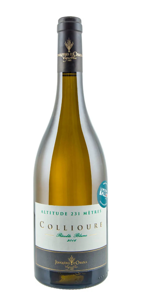Domaine Jonquères d'Oriola - AOP Collioure - Blanc - 2016