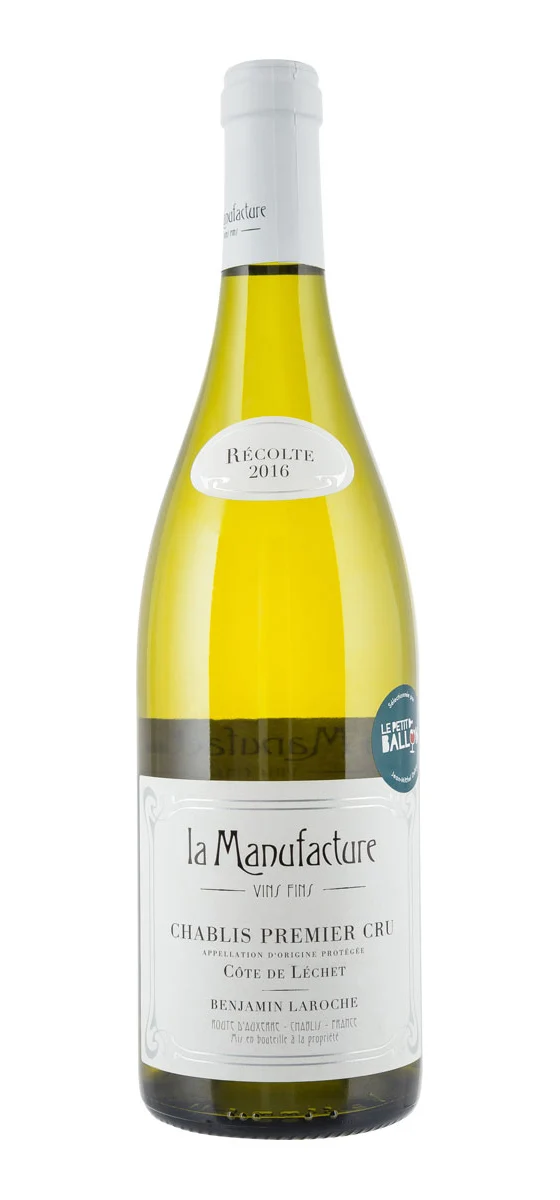 La Manufacture - AOP Chablis Premier Cru - Blanc - 2016