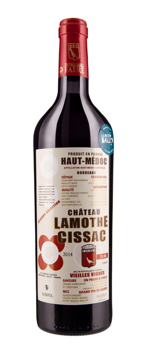 Château Lamothe-Cissac - AOP Haut-Médoc - Rouge - 2014