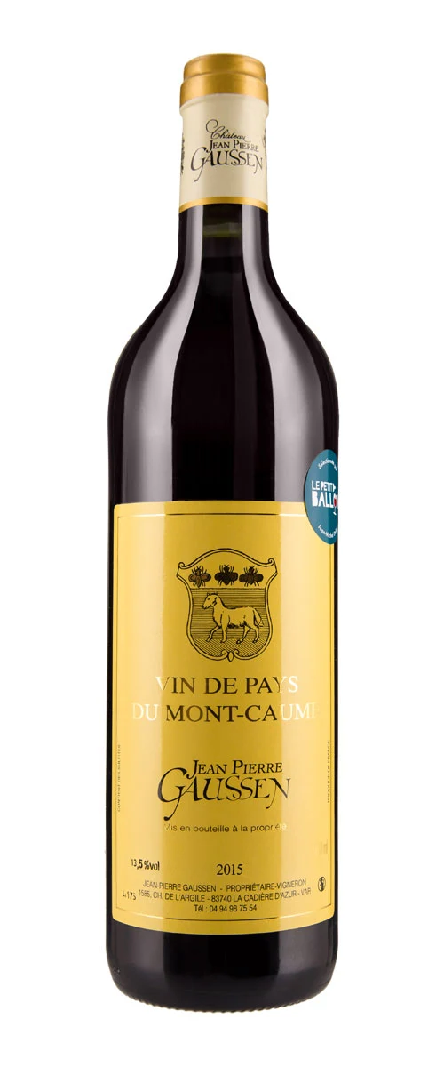 Château Jean-Pierre Gaussen - IGP Var - Rouge - 2015