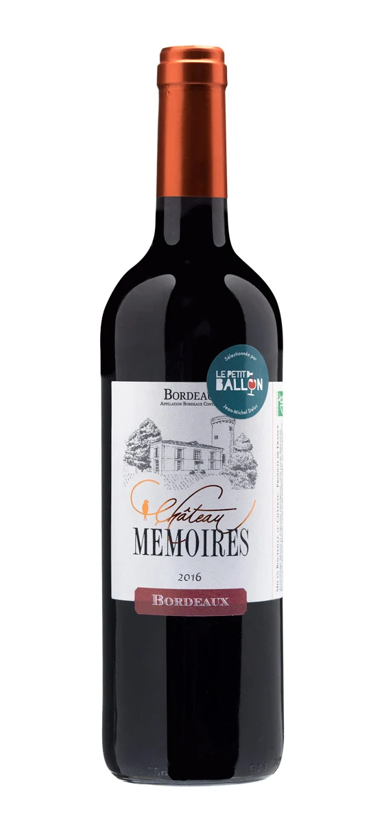 Château Mémoires - AOP Bordeaux - Rouge - 2016