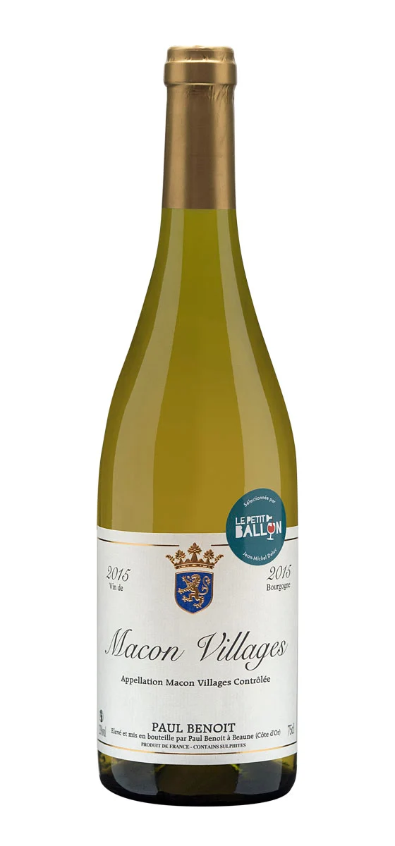 Maison Paul Benoit - AOP Mâcon-Villages - Blanc - 2015