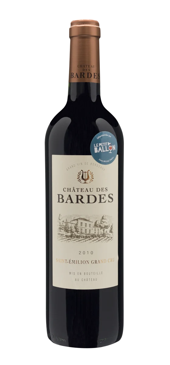 Château des Bardes - AOP Saint-Émilion Grand Cru - Rouge - 2010