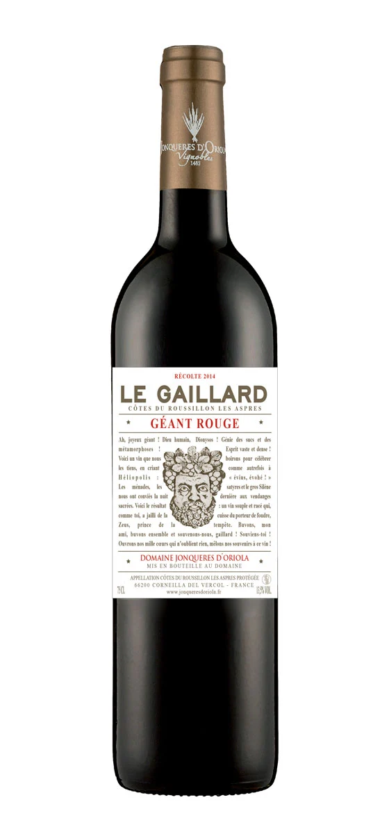 Domaine Jonquères d'Oriola - AOP Côtes-du-Roussillon Les Aspres - Rouge - 2014