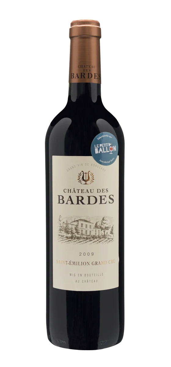 Château des Bardes - AOP Saint-Émilion Grand Cru - Rouge - 2009