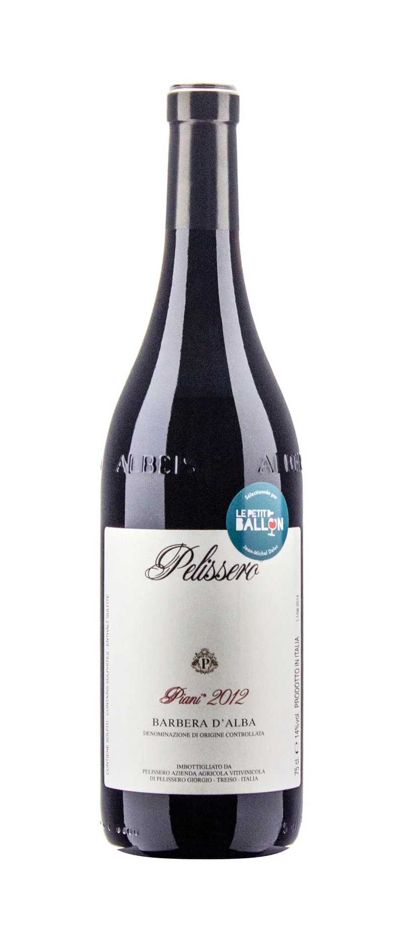 Pelissero - DOC Barbera d'Alba - Rouge - 2012